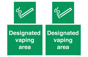 Designated vaping area